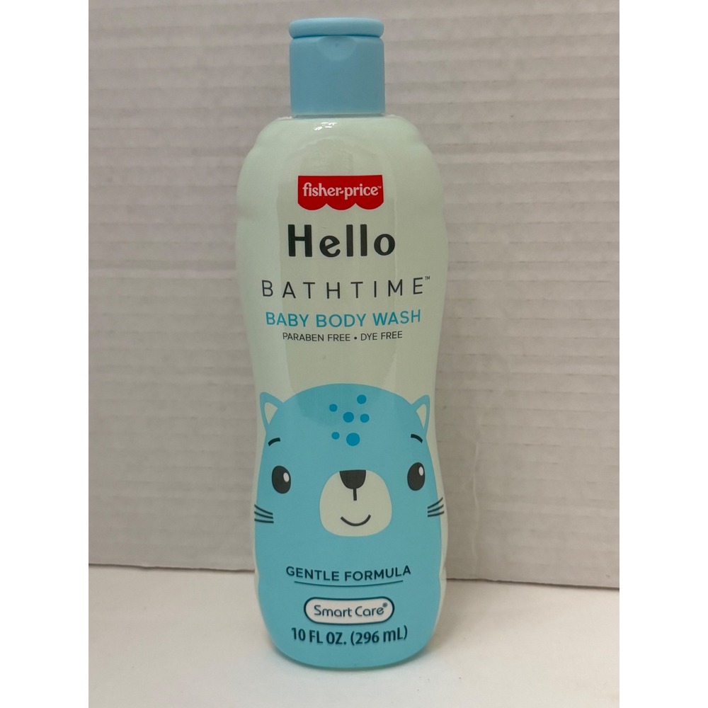 Fisher-Price Hello Bathtime‎ Baby Body Wash 10oz Paraben Dye Free Gentle Formula